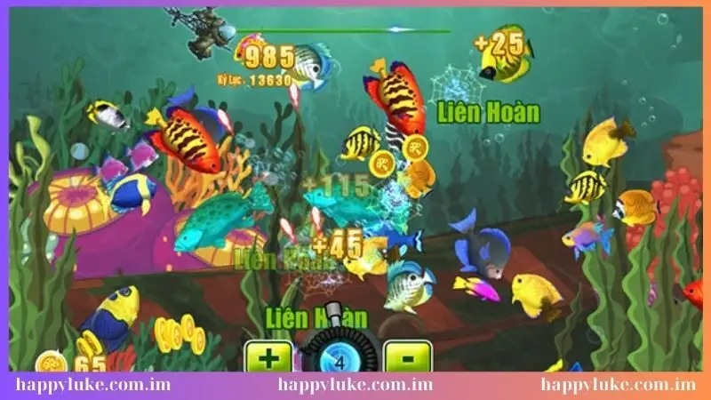 Bắn cá kim cương nổi bật bởi thiết kế sống động